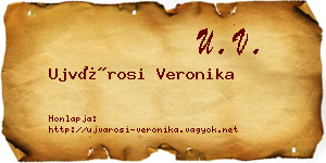 Ujvárosi Veronika névjegykártya